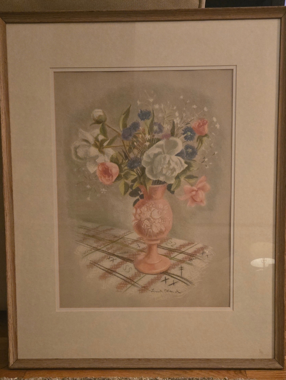 Vintage Lucile Blanch Floral Still Life
